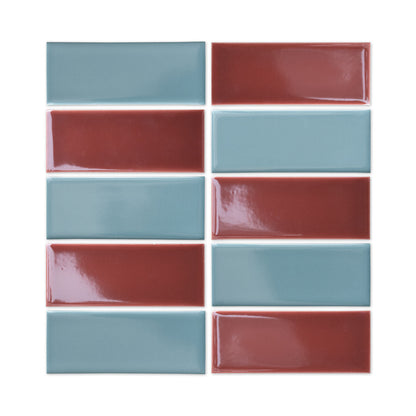 Dragonfly + Burgundy 2x5