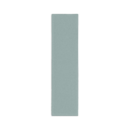 Hot Spring 2x8 tile sample by Clay Imports, in a muted green-gray with a smooth finish.