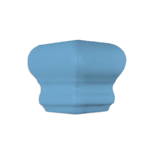 Chair Rail Corner Trim Baby Blue Gloss 2"