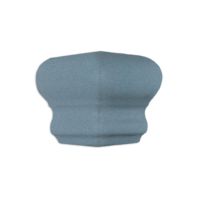 Chair Rail Corner Trim Blue Agate Matte 2"