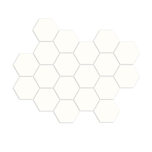 Chalk Hexagon Meshed 2"