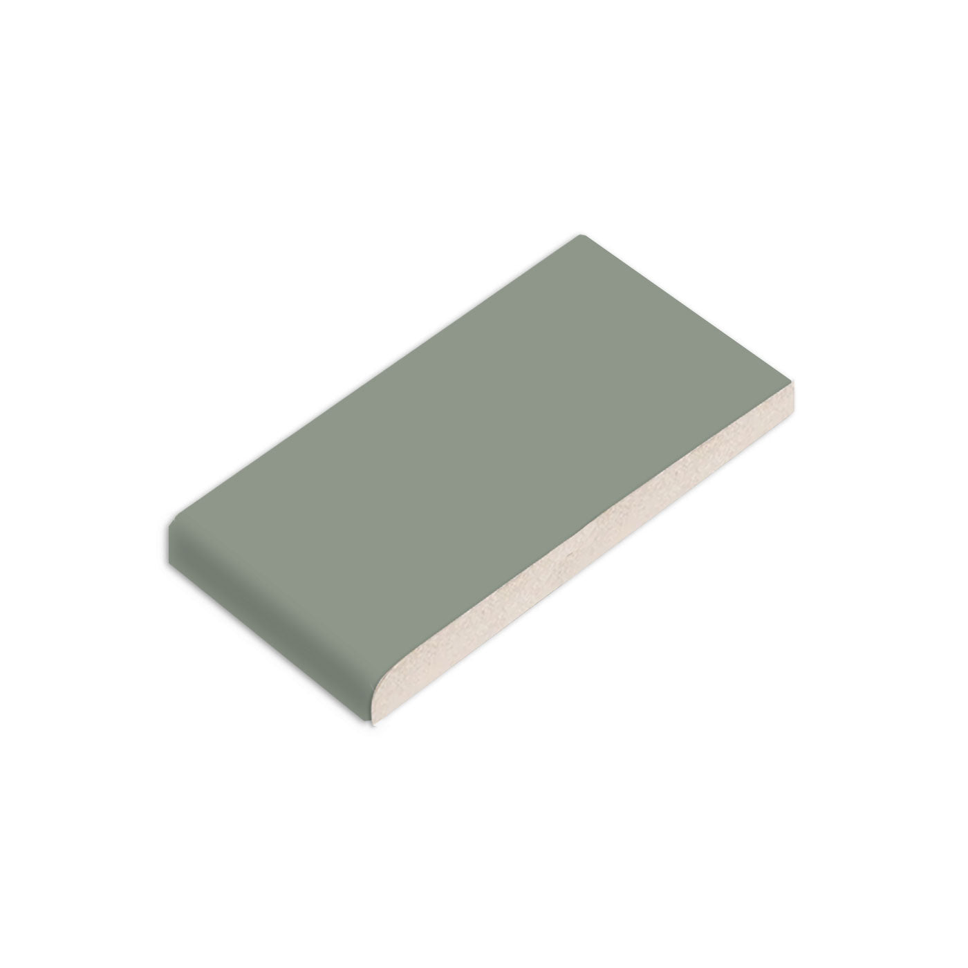 Horizon Glacier 2"x6" | Bullnose Short Edge