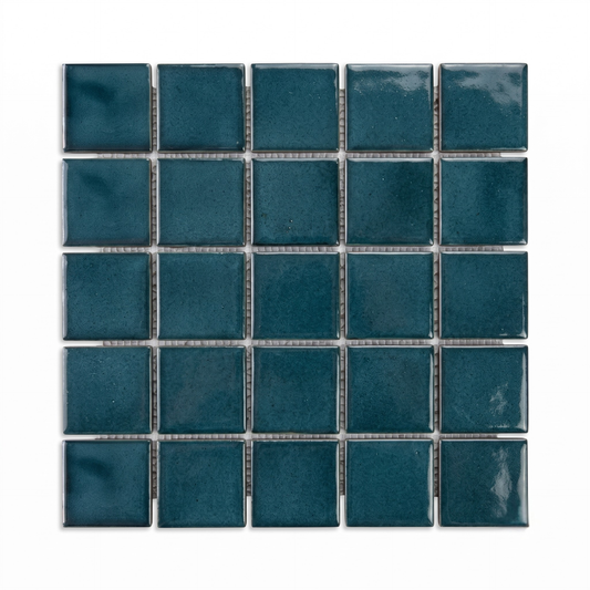 Botanical Teal Meshed 2x2