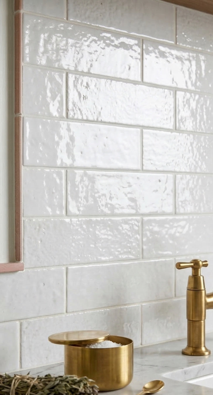 Glazed Thin Brick Perla Gloss 2.5x8