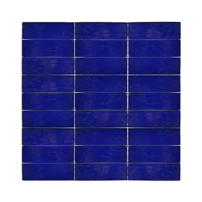 [Bundle] Glazed Thin Dark Blue 2.5"x8"  | 11 SF