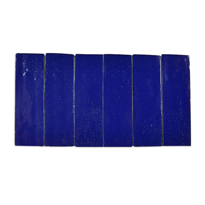 [Bundle] Glazed Thin Dark Blue 2.5"x8"  | 11 SF