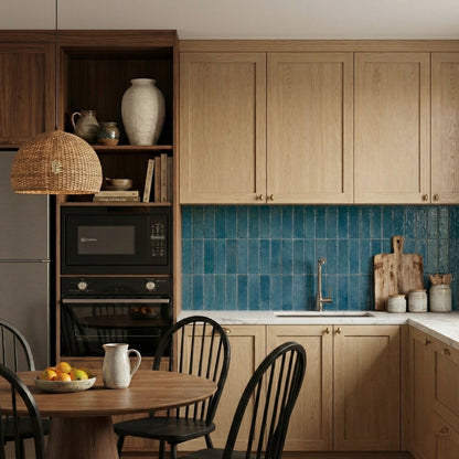 Glazed Thin Brick Botanical Teal 2.5x8