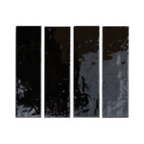 [Bundle] Glazed Thin Brick Black Gloss 2.5"x8" | 91 SF