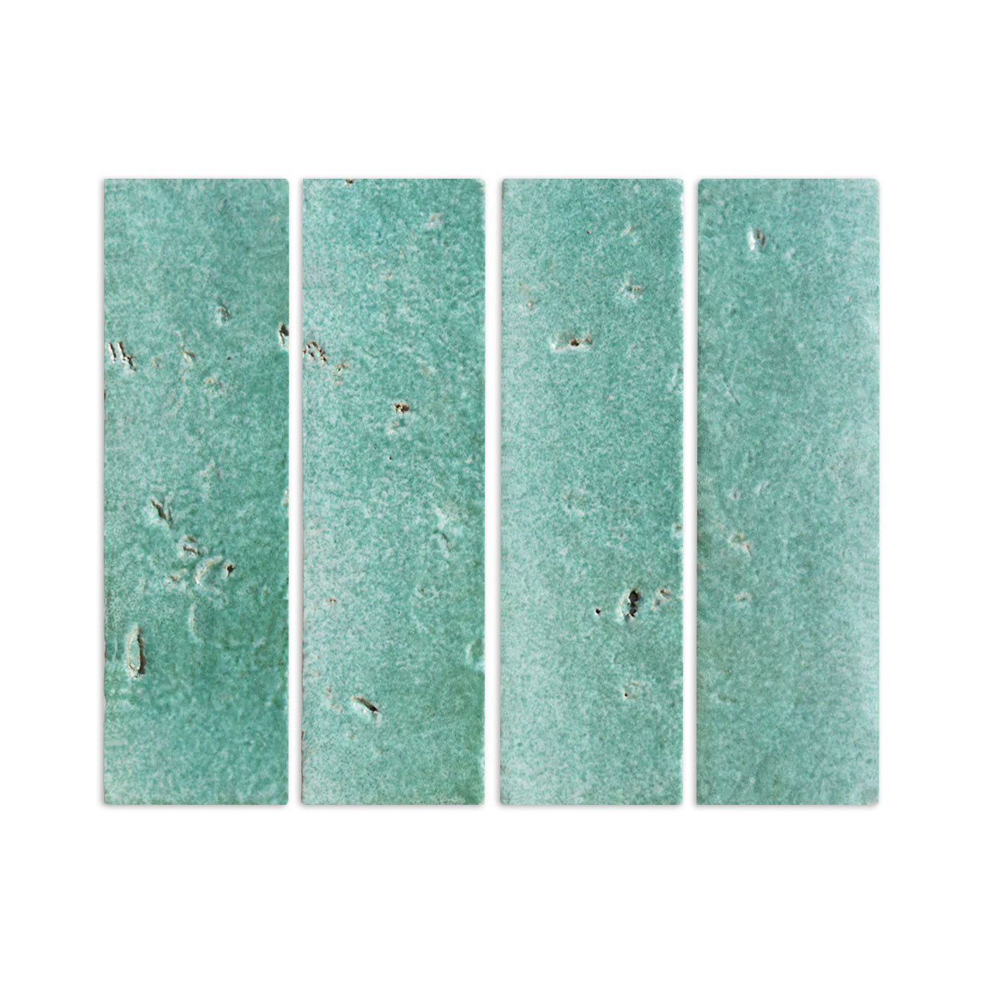 Glazed Thin Brick Light Green 2.5"x8"