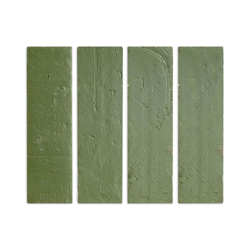 Glazed Thin Brick Lucky Green 2.5"x8"