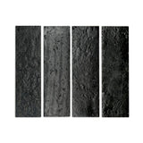 [Sample] Glazed Thin Brick Noir Black 2.5"x8"