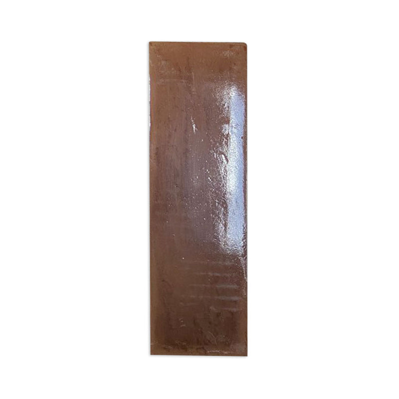 [Sample] Smooth Manganese Gloss Thin Brick 2.5”x8”