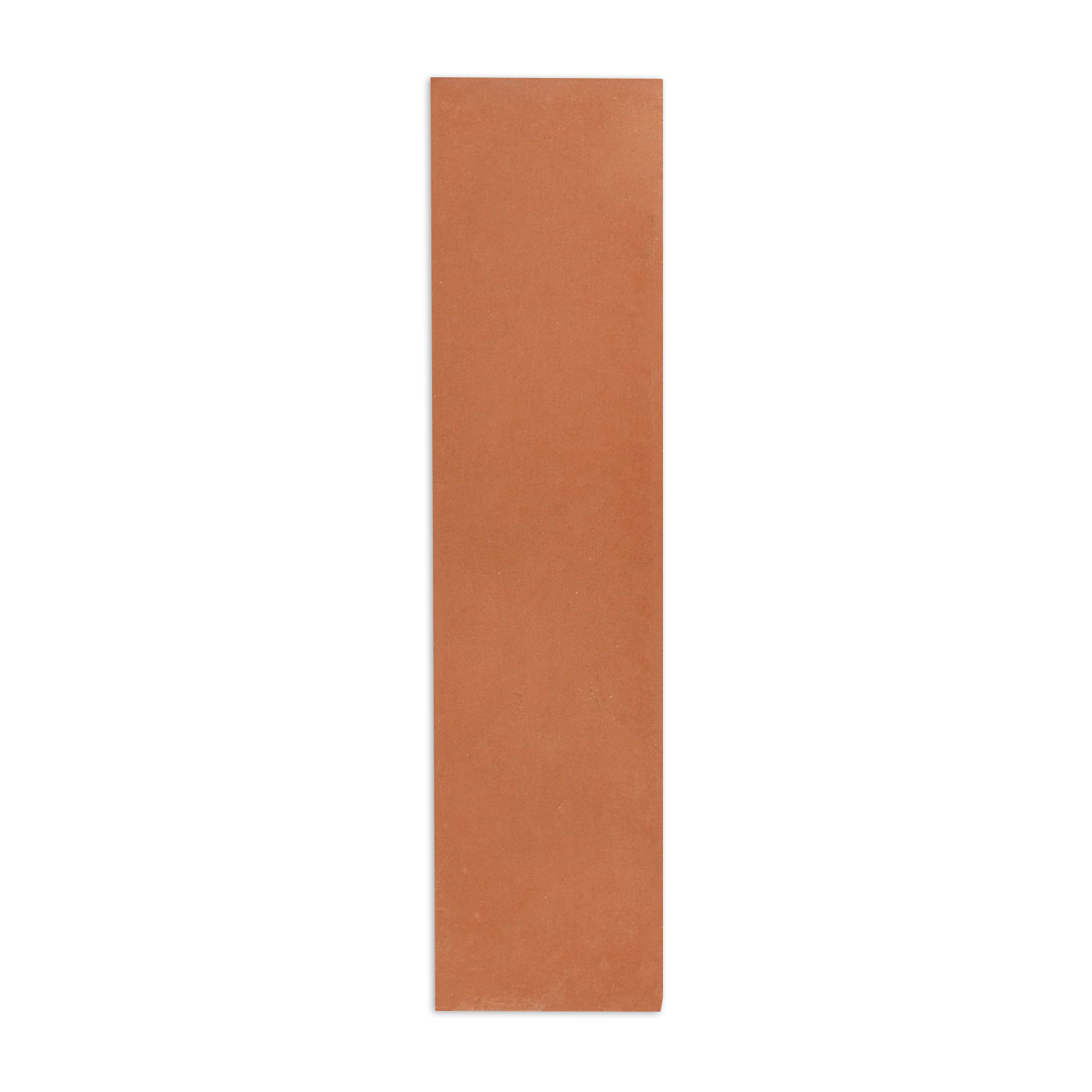 [Sample] Pressed Terracotta Red 3"x 11"