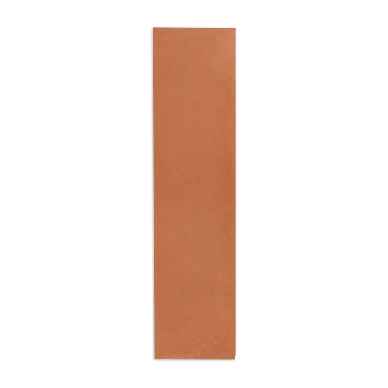 [Sample] Pressed Terracotta Red 3"x 11"