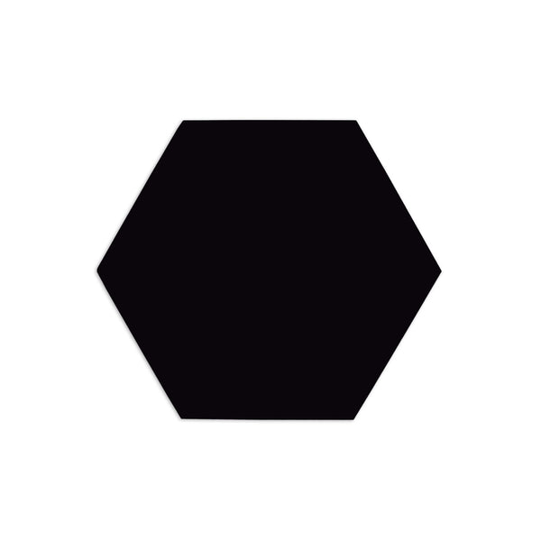 Hexagon Black 3"