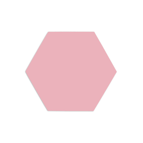 Hexagon Pink Guava 3"