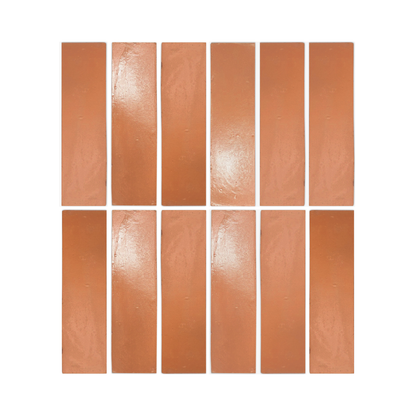 Pressed Terracotta Red 3x11
