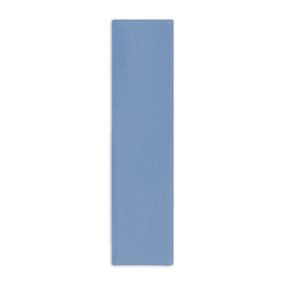 Denim blue rectangular clay tile by Clay Imports with a smooth, matte finish.
