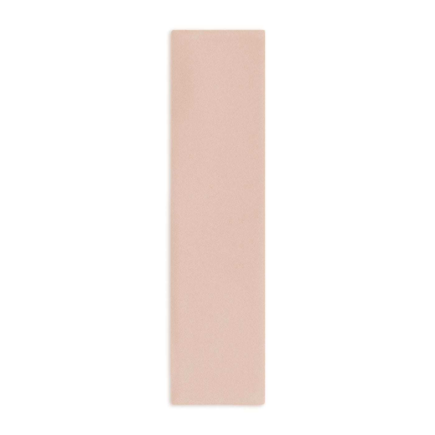 Sand-colored rectangular clay tile by Clay Imports, shown vertically with subtle texture and soft edges.