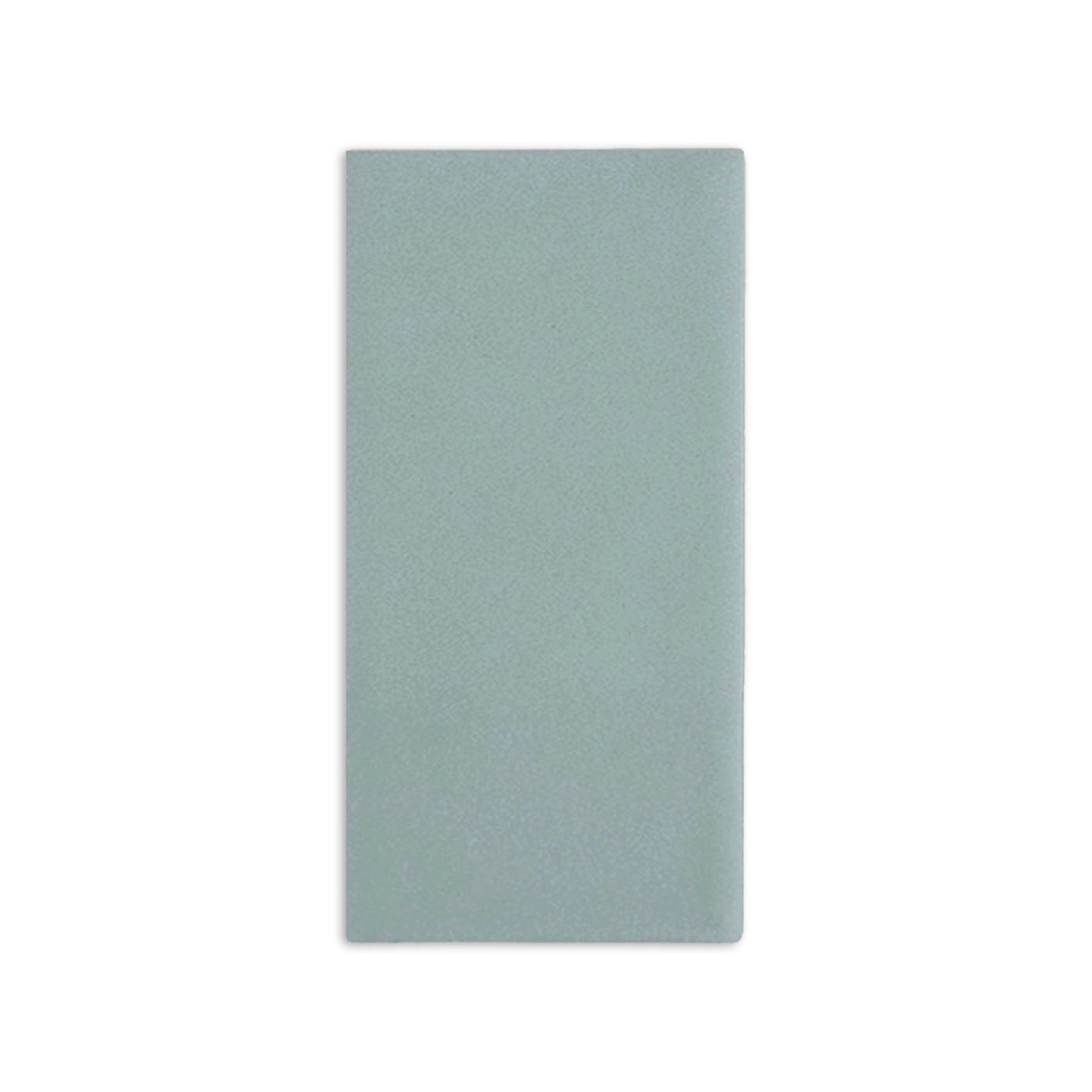 Sage green 3x6 clay tile by Clay Imports with a subtle textured surface and straight edges.