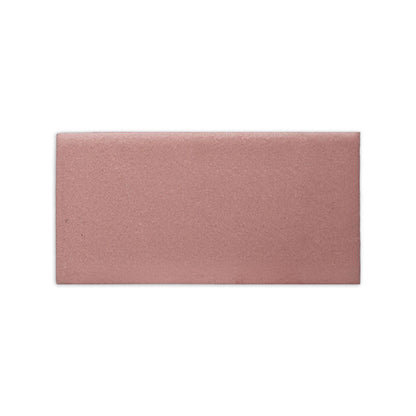 Pink rectangular granite-look clay tile by Clay Imports with a matte, textured surface.