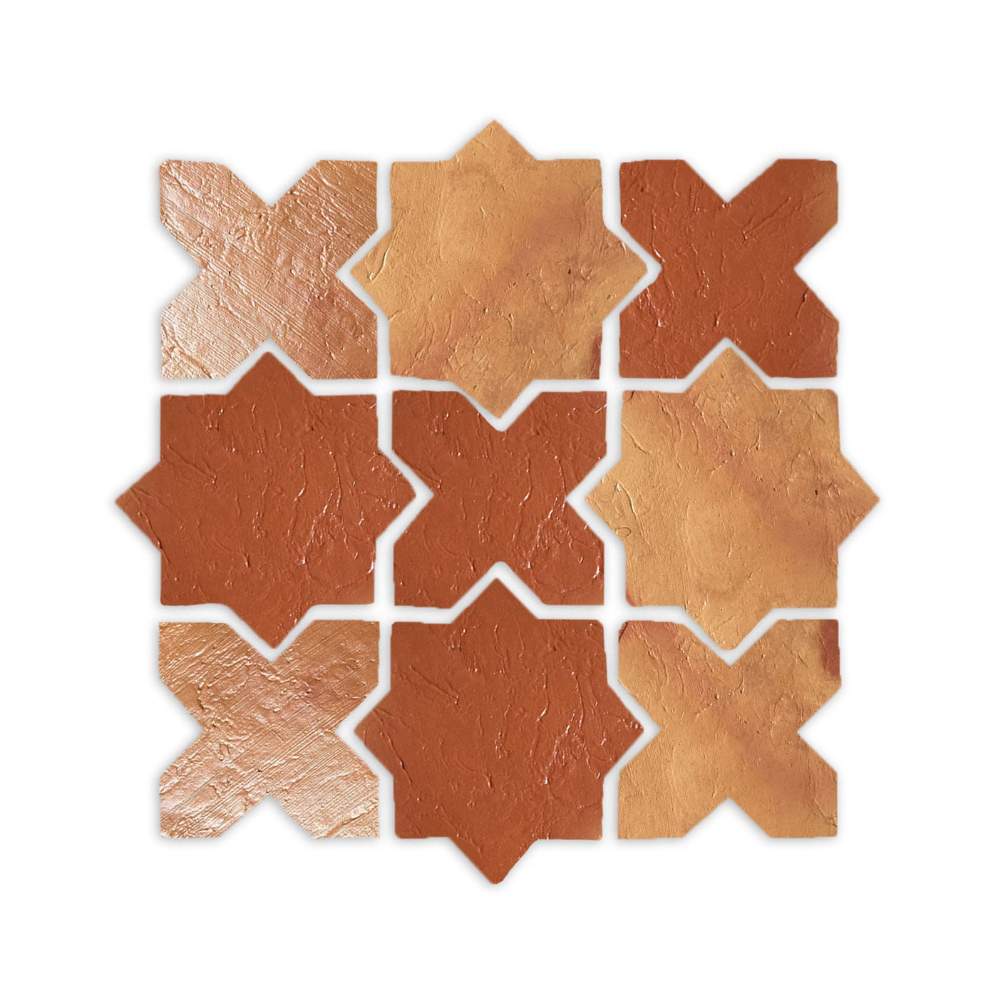 Mini Star & Cross Antique Gloss 3.5