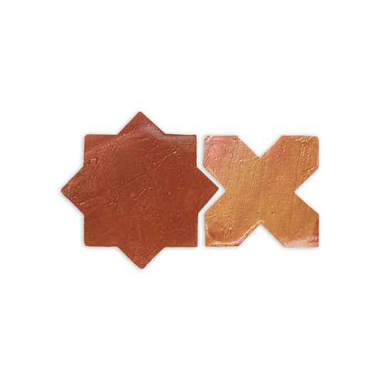 Mini Star & Cross Antique Satin 3.5