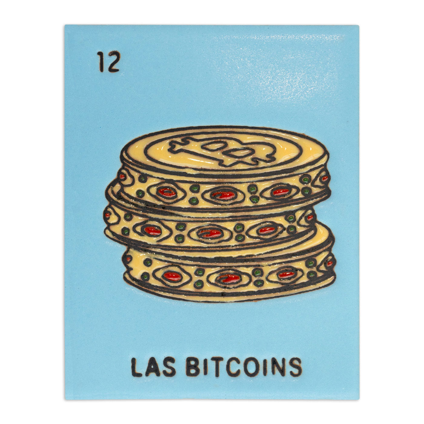 Millennial Lotería Relief Tiles