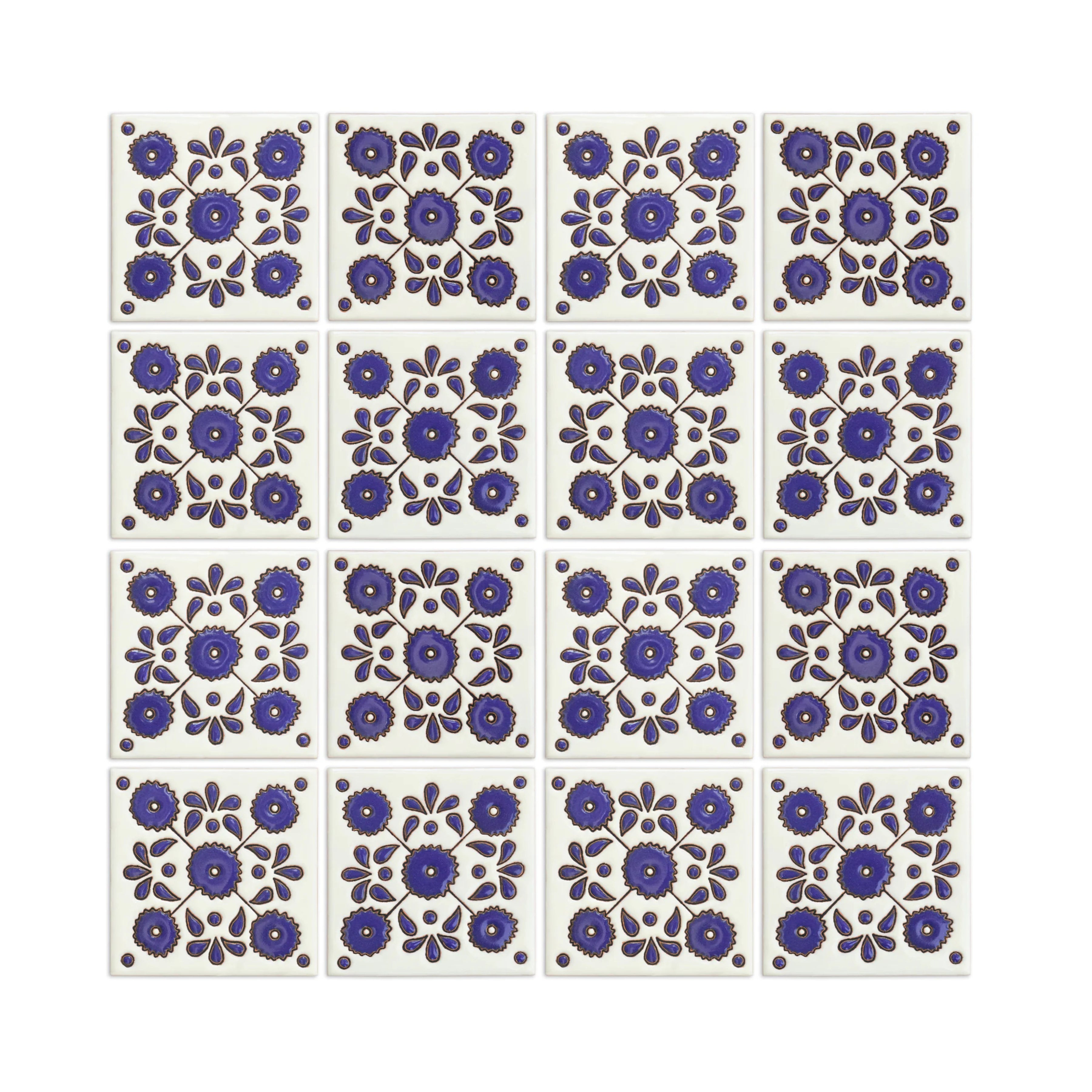 Relief Lantana Tile 6
