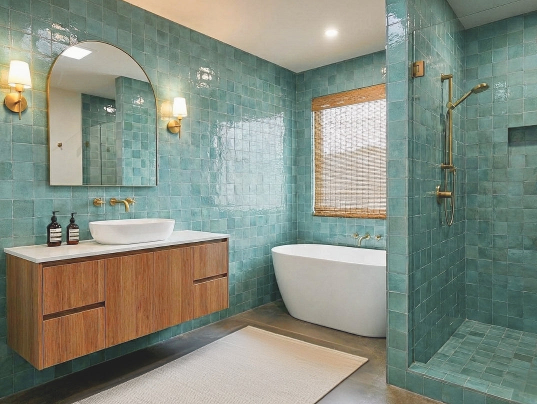 Saltillo Zellige Light Green 4x4