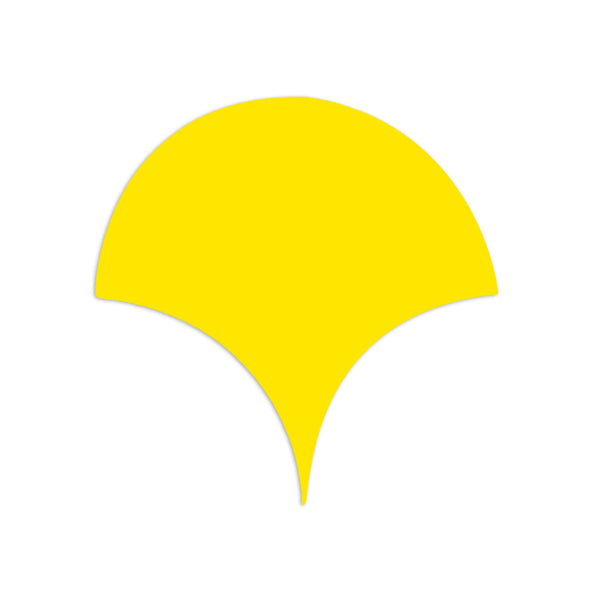 Abanico Yellow 4"