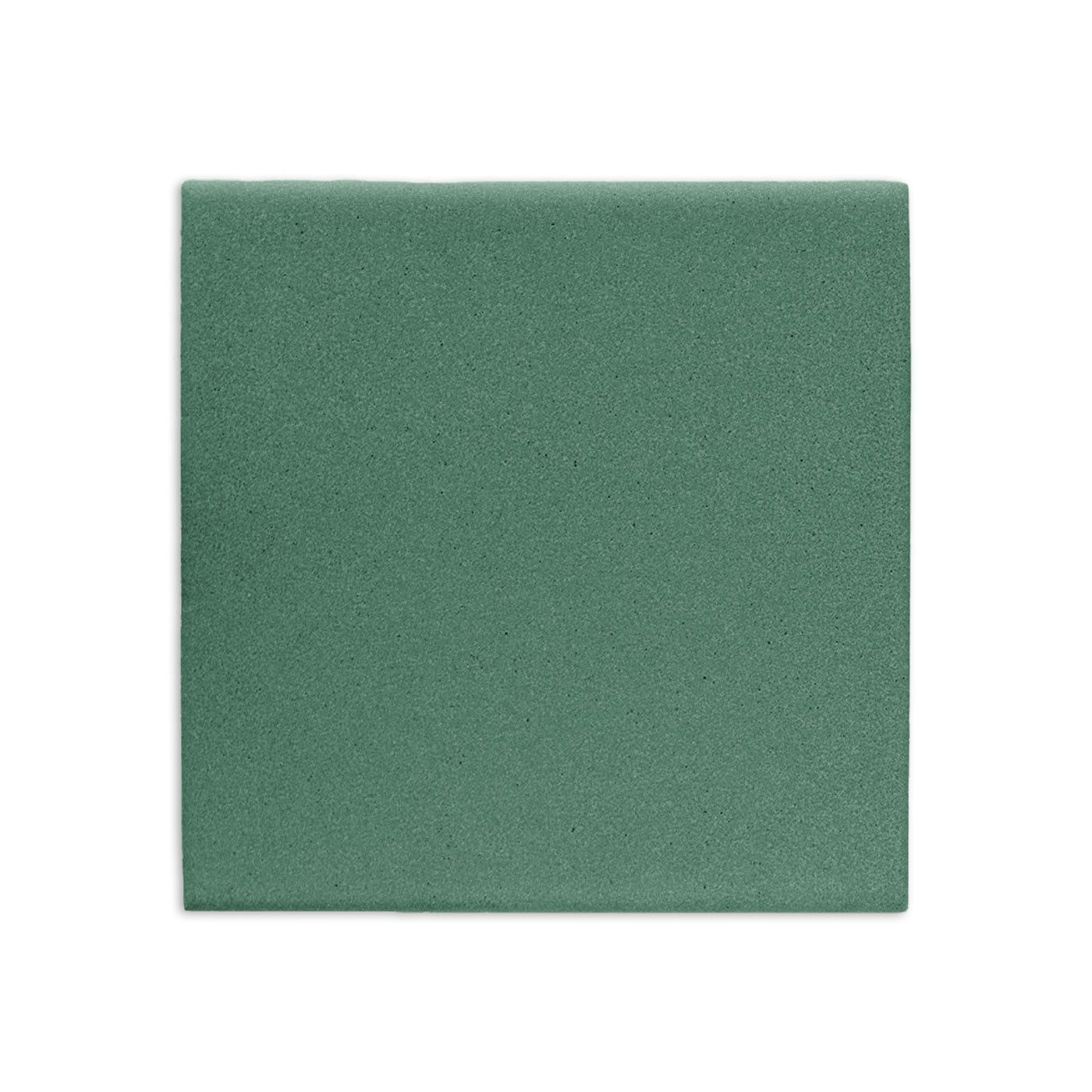 Cilantro green 4.25x4.25 clay tile by Clay Imports, with a matte, subtly textured surface on a white background.