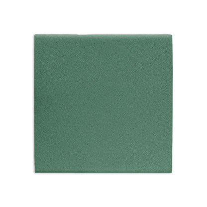 Cilantro green 4.25x4.25 clay tile by Clay Imports, with a matte, subtly textured surface on a white background.
