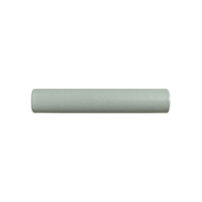 Light green-gray pencil liner solid tile by Clay Imports, cylindrical with a smooth, matte finish.