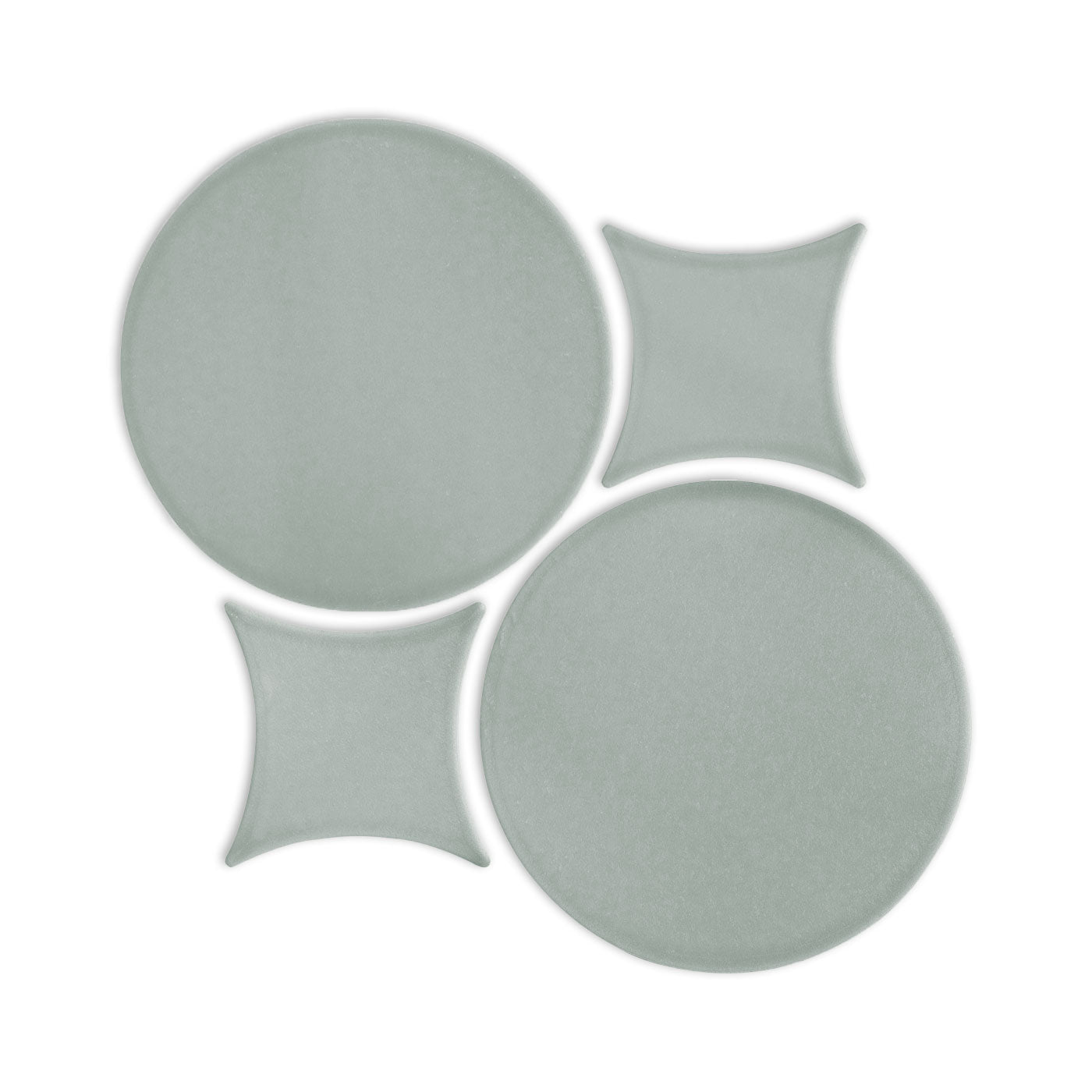 Rombo & Circle Rucksack Green Matte Tile 8