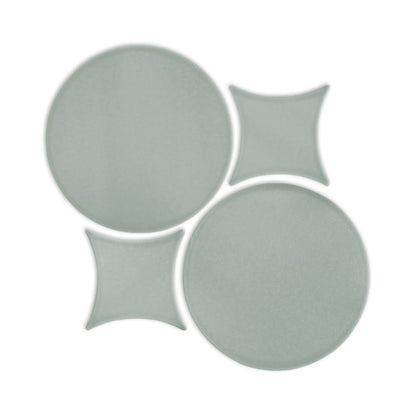 Rombo & Circle Rucksack Green Matte Tile 8
