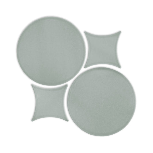 Rombo & Circle Rucksack Green Matte Tile 8