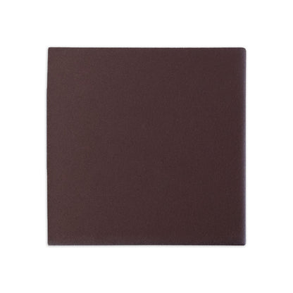 A square saddle-colored clay tile by Clay Imports with a finely textured matte surface, shown on a white background.