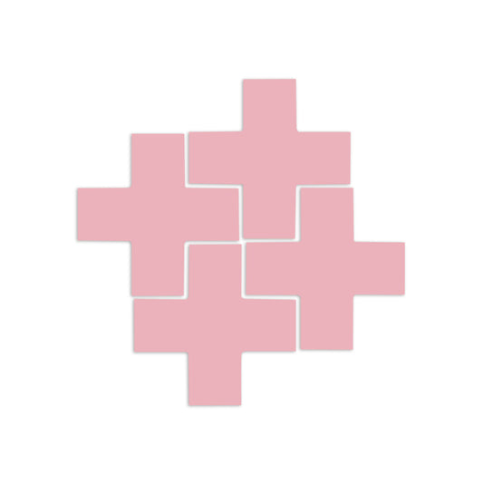 Signal Pink Guava Tile 4"