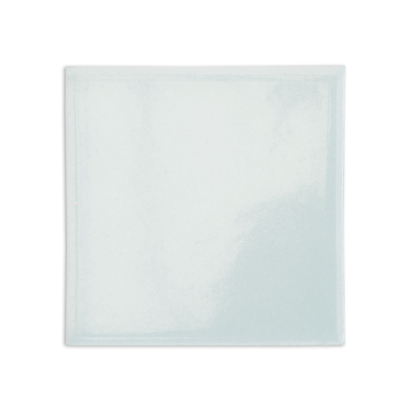 Spearmint solid tile by Clay Imports, a single square tile with a glossy, subtly textured surface.