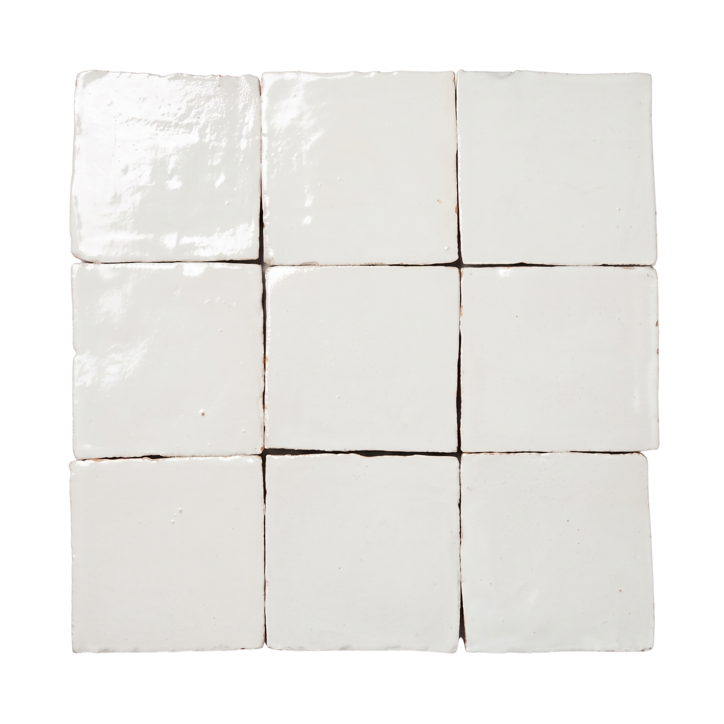 Saltillo Zellige White Gloss 4x4