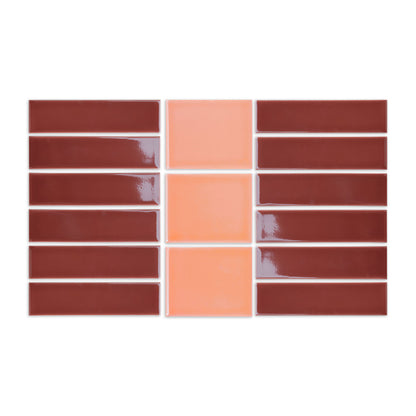 Burgundy 2x8 + Wildflower 4x5