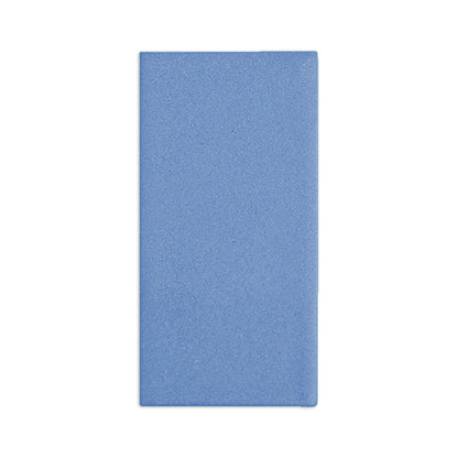 Denim blue rectangular clay tile by Clay Imports with a subtle matte finish.
