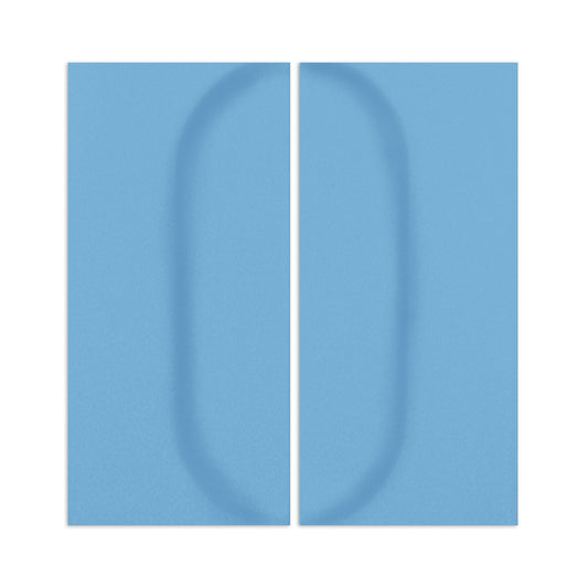 Oval Baby Blue 4"x8"