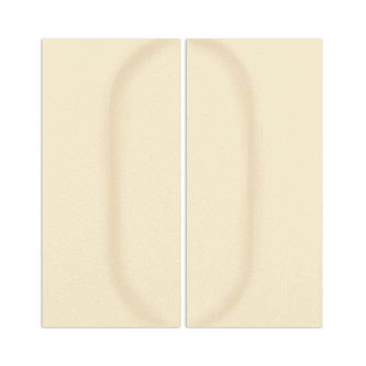 Oval Blanco Mexicano 4"x8"