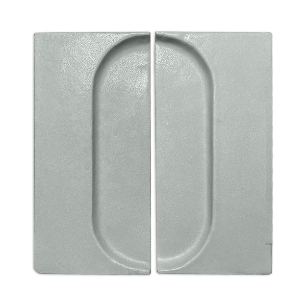 Oval Spur Gray 4"x8"