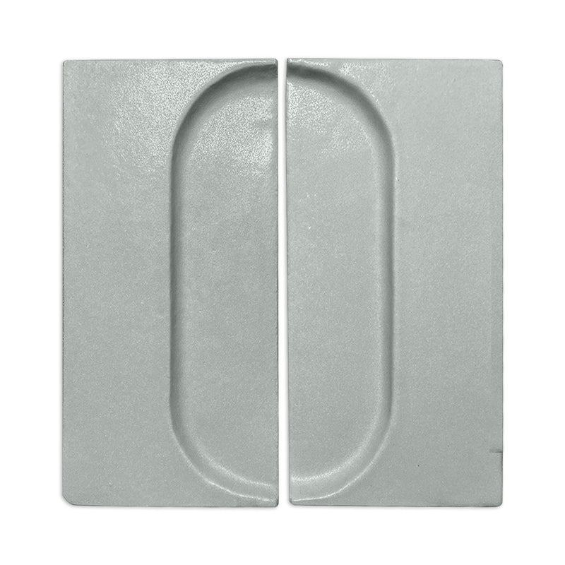 [Sample] Oval Spur Gray 4"x8"
