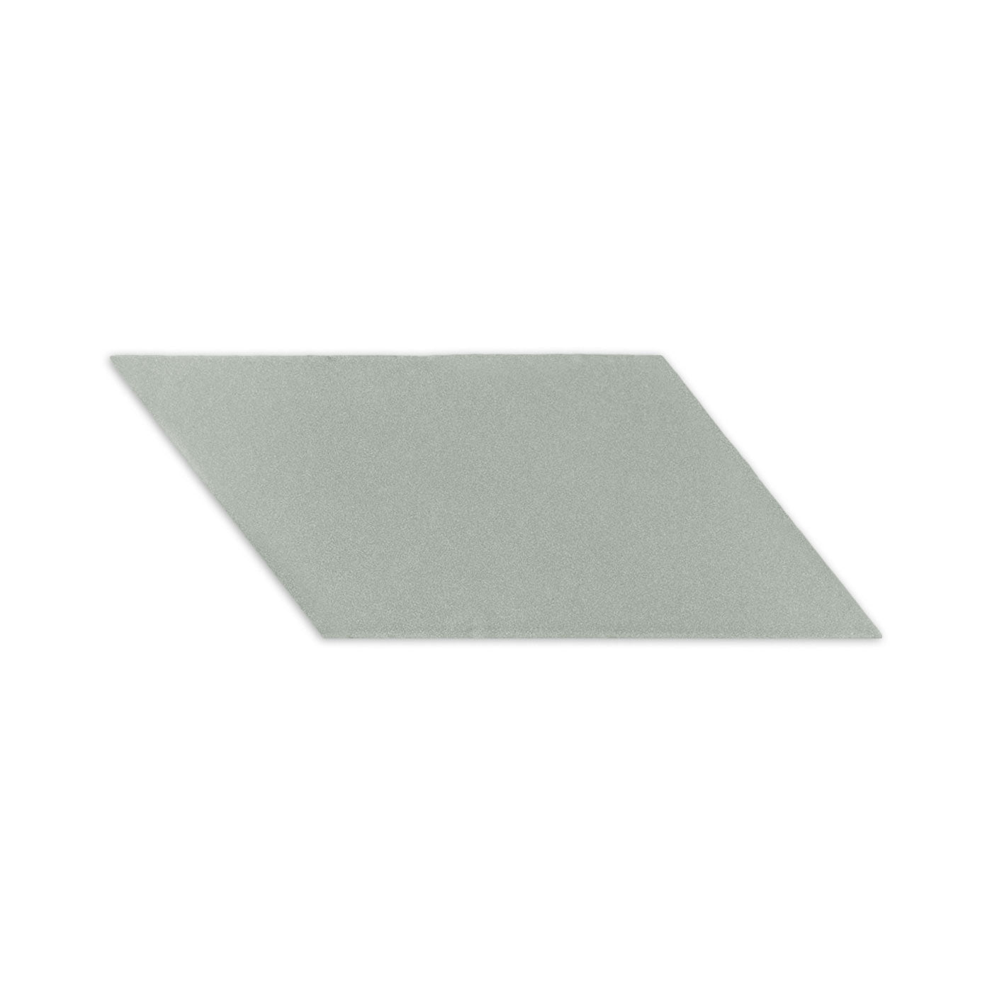 Agave parallelogram clay tile by Clay Imports with a fine textured surface and a soft shadow.