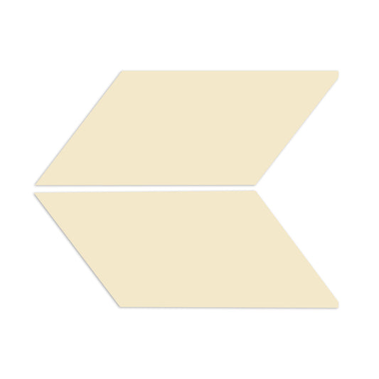 Parallelogram Blanco Mexicano 4"x8"