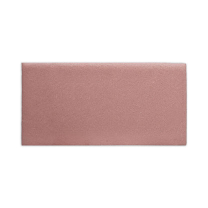 Pink rectangular clay tile by Clay Imports with a uniform, slightly textured, matte surface.